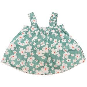 NWT Joie Baby Girls Dress Crossover Back Floral Sleeveless Size 3-6 Months KT